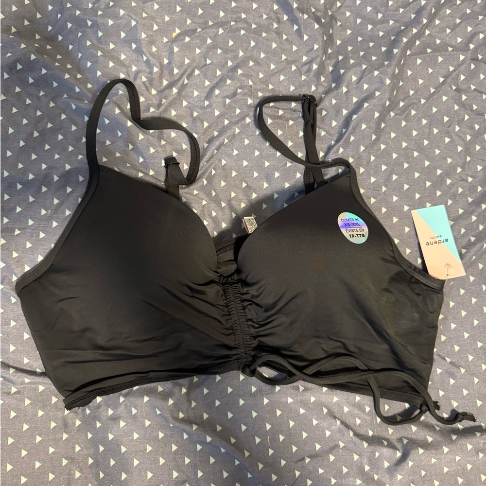 Black Women's Large Bikini Top